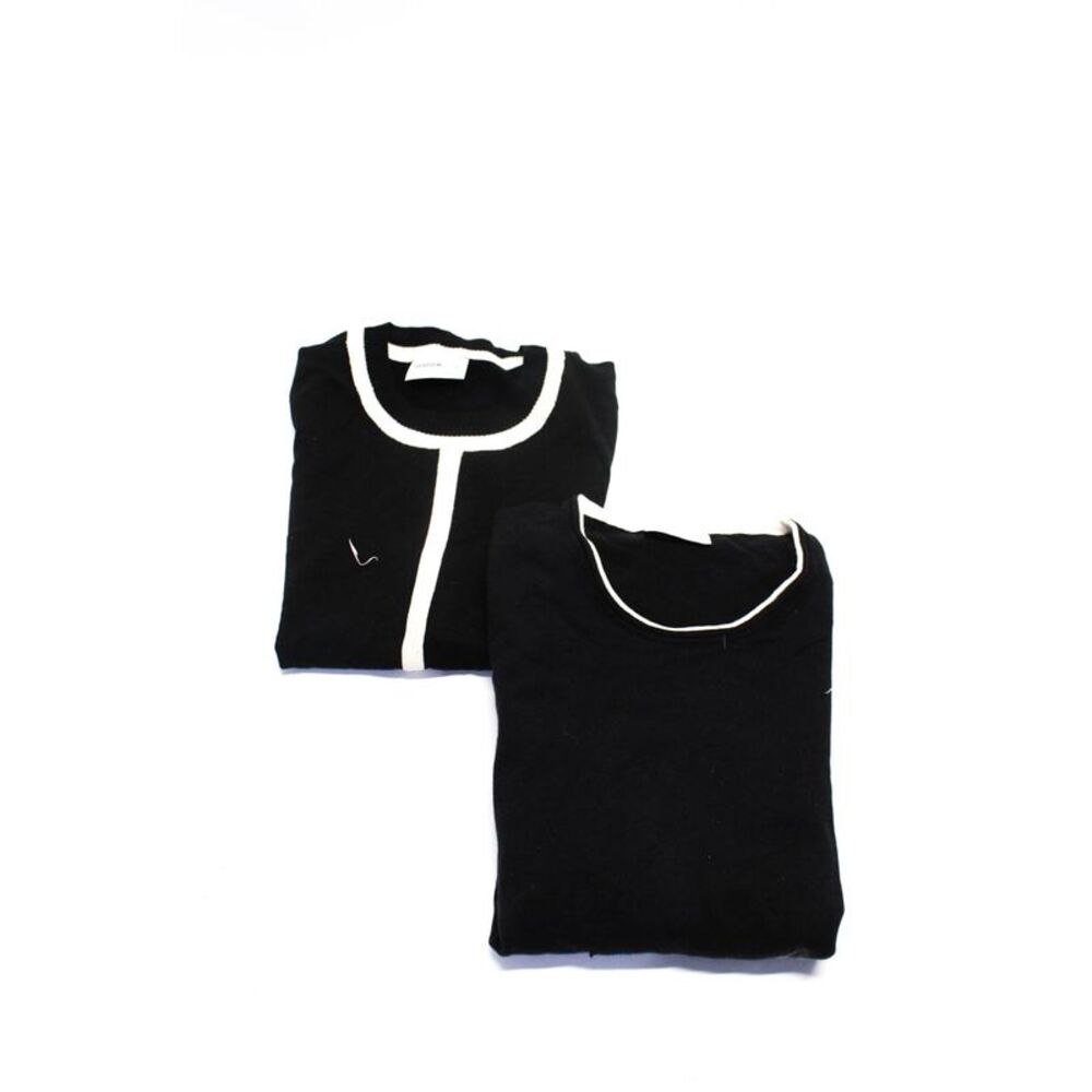 Shadow Lion Women's Crewneck Long Sleeve Sweater Black Size S Lot 2